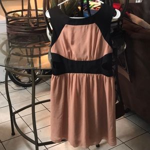 *SWEET STORM* Blush Pink and Black Formal Dress